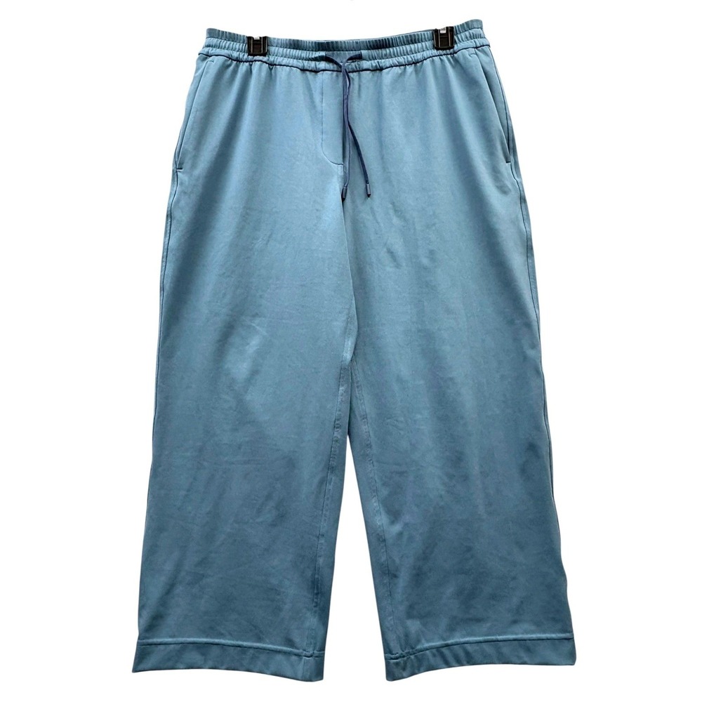 Lululemon Luxtreme‎ Utility Blue Cropped Straight Leg Pant Athleisure Travel M